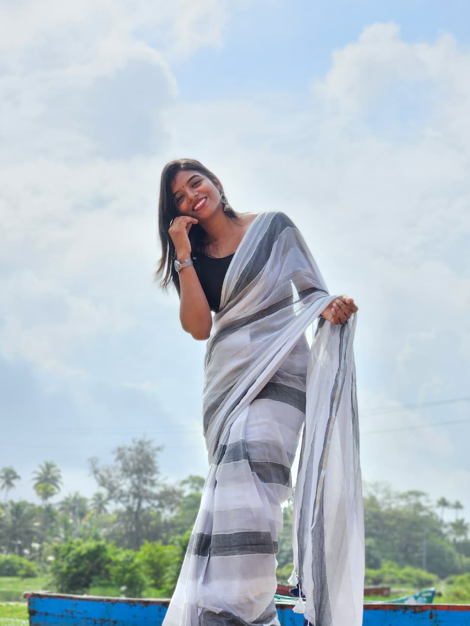 Classic mul cotton saree