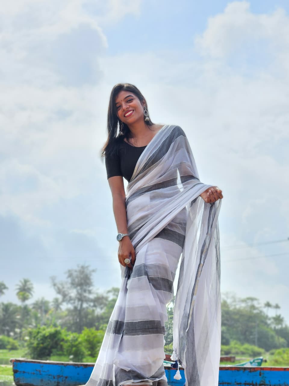 Classic mul cotton saree