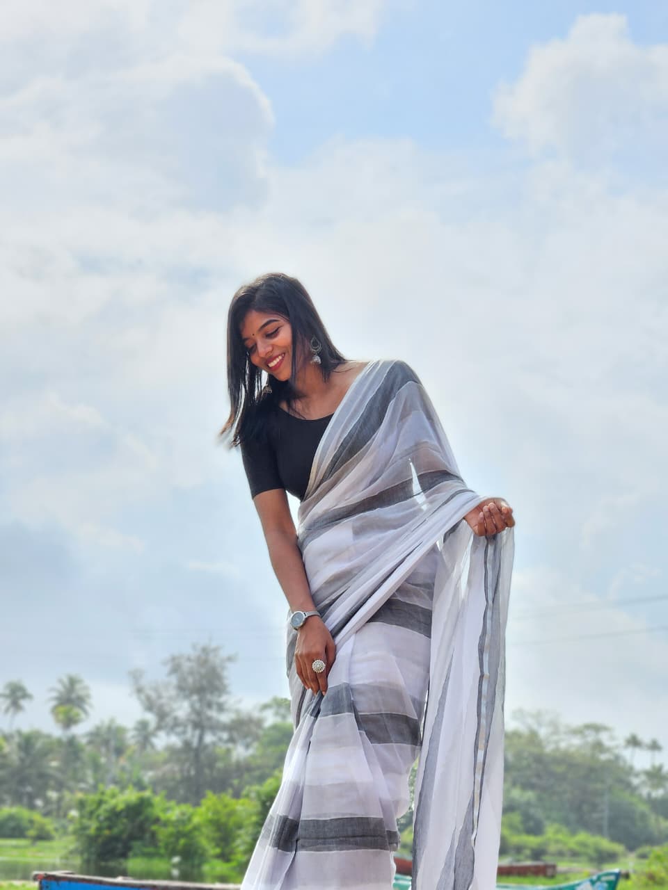 Classic mul cotton saree