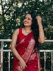 Maroon Kotta Cotton Silk Saree